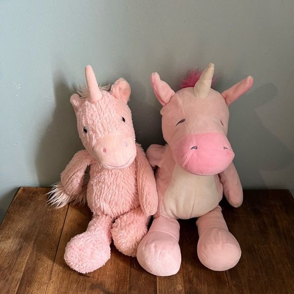 Manhattan toy company plush pink unicorns 16” - Picture 1 of 3